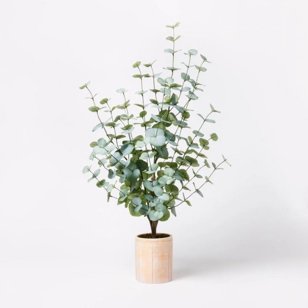 NIB THRESHOLD LARGE ARTIFICIAL EUCALYTUS PLANT